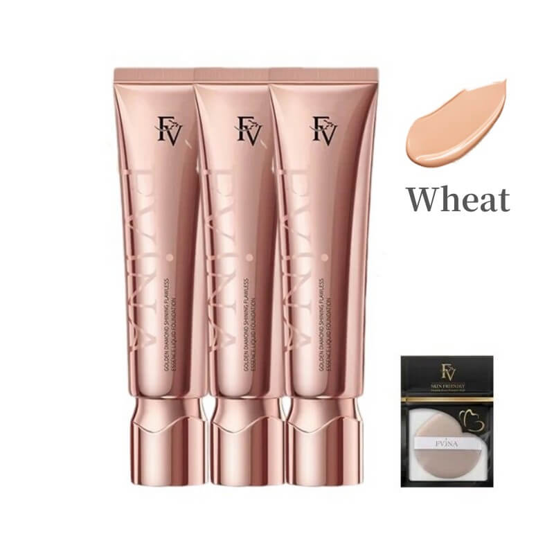 TikTok Golden Diamond Foundation Concealer Long-Lasting Base Makeup Oil Control Moisturizing