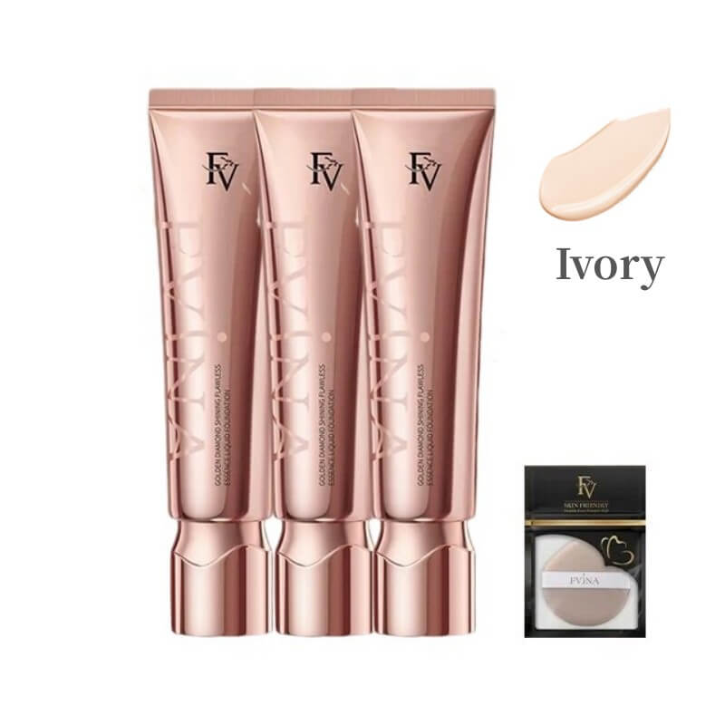 TikTok Golden Diamond Foundation Concealer Long-Lasting Base Makeup Oil Control Moisturizing