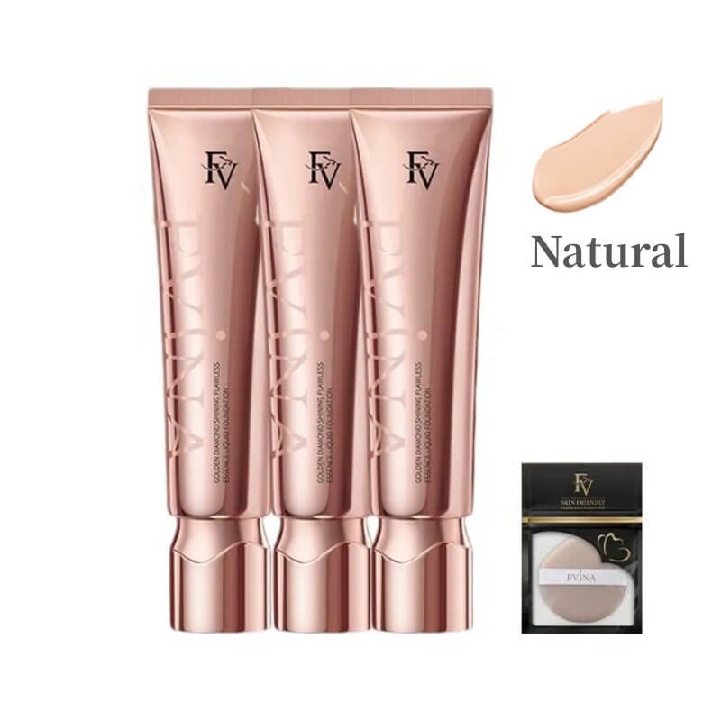 TikTok Golden Diamond Foundation Concealer Long-Lasting Base Makeup Oil Control Moisturizing