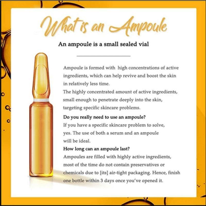 Portable Hyaluronic Acid Ampoule Face Serum Shrink Pores Anti-Ance Nicotinamide Whitening Essence