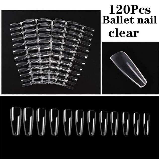 Full Cover Fake Nail Artificial Nails Art 100Pcs/box