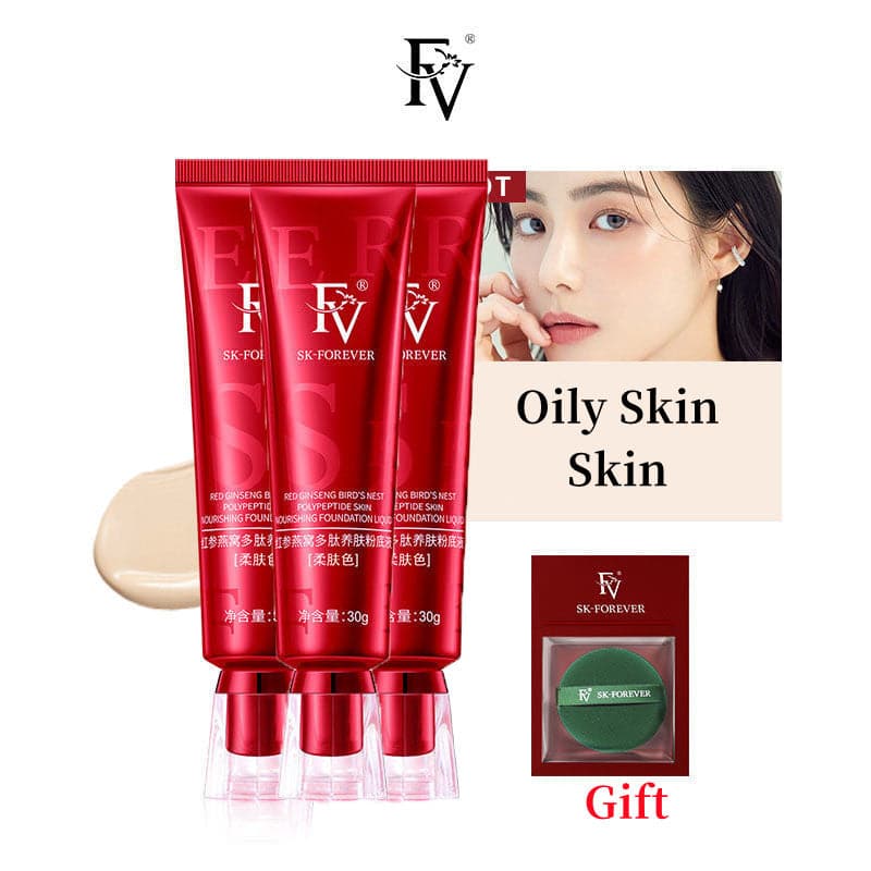 TikTok Red-Foundation Hydrating Oil Control Brightening Lasting Makeup Primer