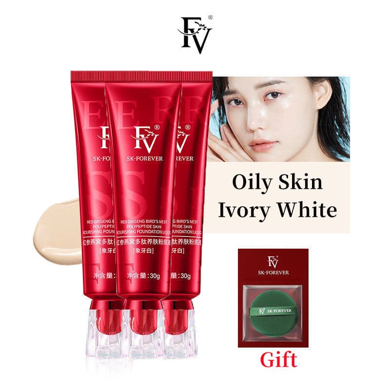TikTok Red-Foundation Hydrating Oil Control Brightening Lasting Makeup Primer