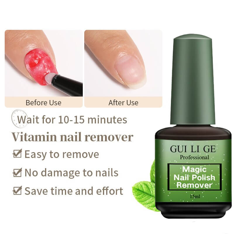 Nail Polish Remover Soak Off Quickly Easily Magic Remover Gel