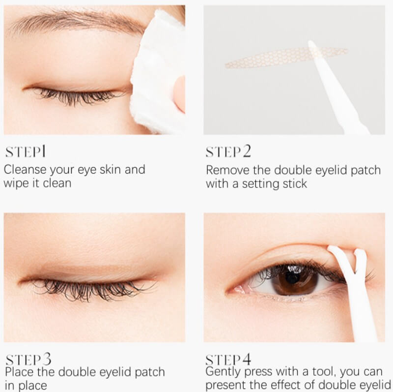 UY Invisible Double Eyelids Sticker