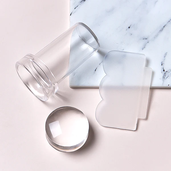 7/11Pcs/Set Nail Art Stamp Plate Leaf Marble Texture Flower Geometry Nail Polish Print Jelly Stamper Scrapper Tool