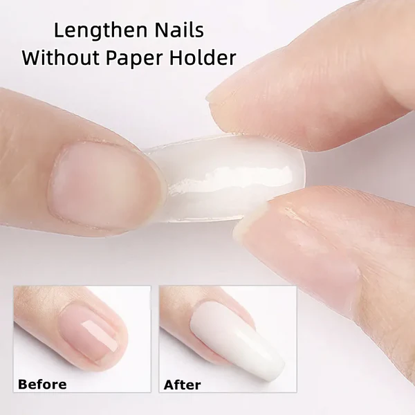 Nail Extension Builder Gel Non-stick Carving Flower Take Shaped UV Polish Glue Easy Extend Poly Nail Gel