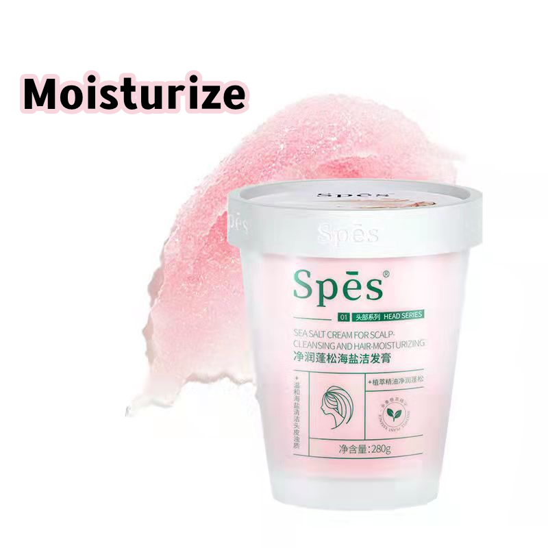 TikTok Selling Sea Salt Shampoo Scalp Scrub Shampoo Oil Control Dandruff Shampoo Fluffy Soothing Shampoo Hair Care