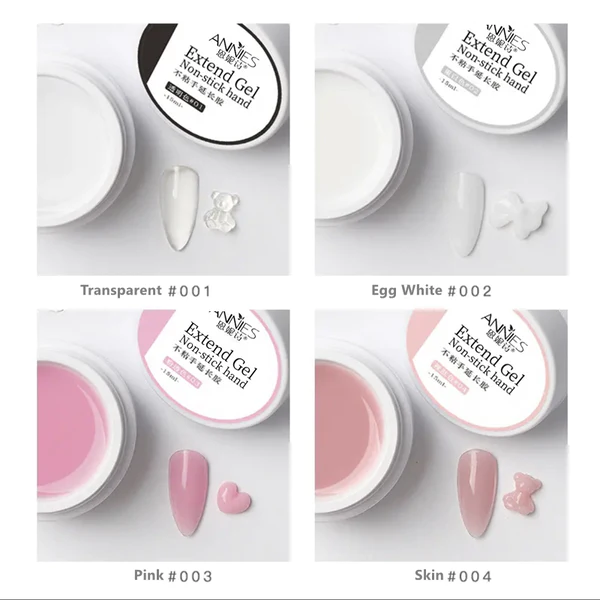 Nail Extension Builder Gel Non-stick Carving Flower Take Shaped UV Polish Glue Easy Extend Poly Nail Gel