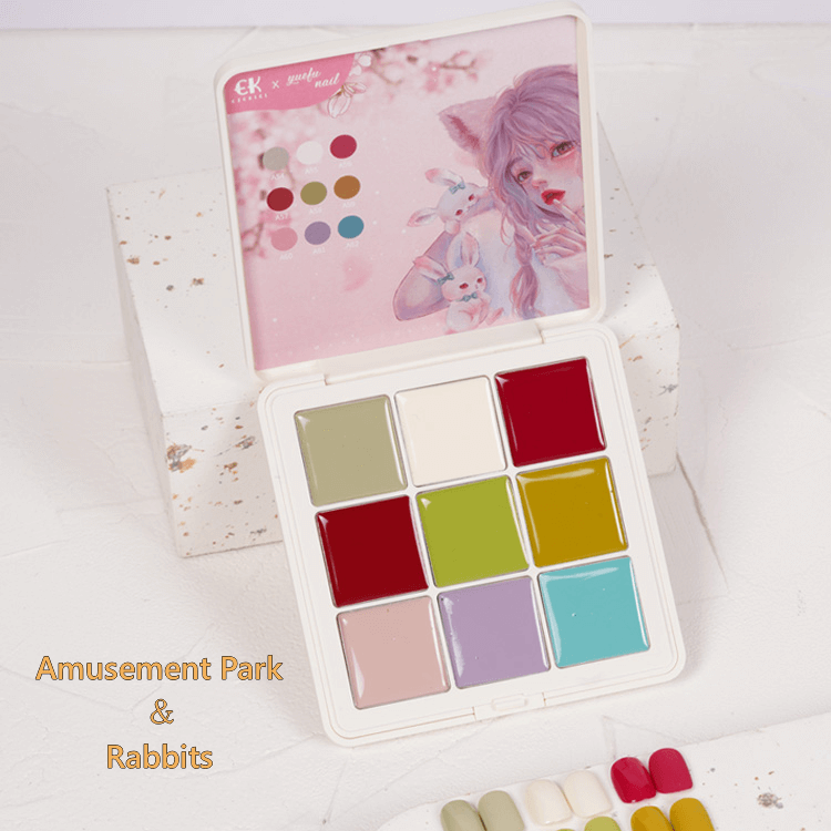 2023 New Nailart Solid Palette Nail Gel