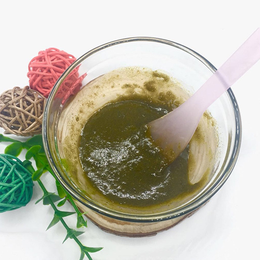 120g Natural Plant Green Tea Peeling Powder Shrinks Pores Mask