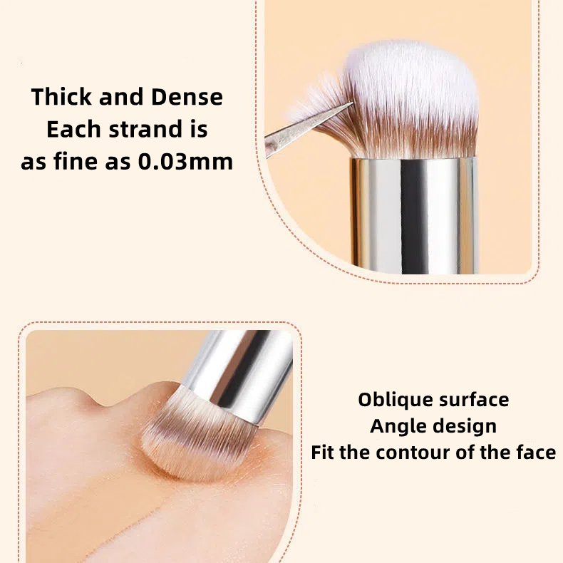 TikTok Same Professional Foundation Brush Cosmetics Make Up Beauty Tool