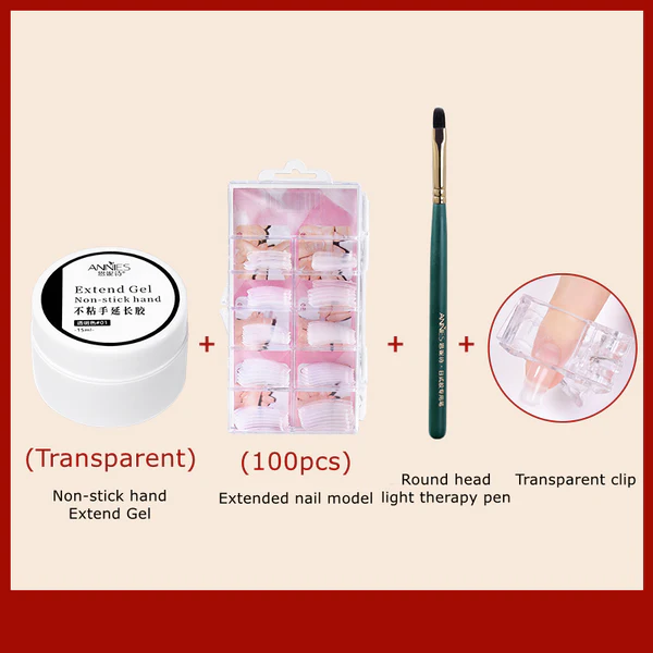 Nail Extension Builder Gel Non-stick Carving Flower Take Shaped UV Polish Glue Easy Extend Poly Nail Gel
