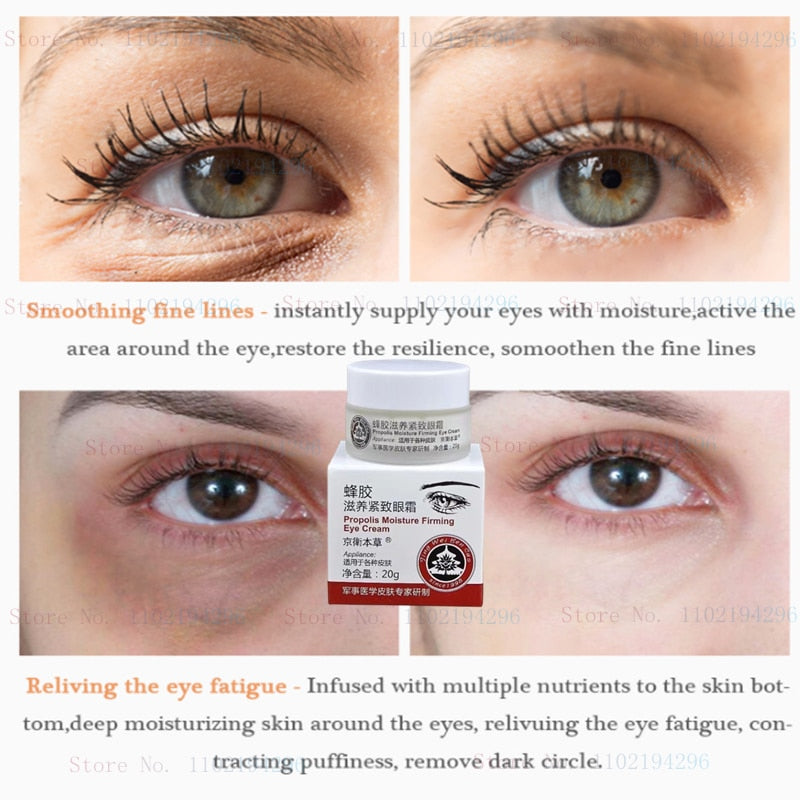 Propolis Nourishing Firming Eye Cream Lightens Fine Lines Dark Circle Remover