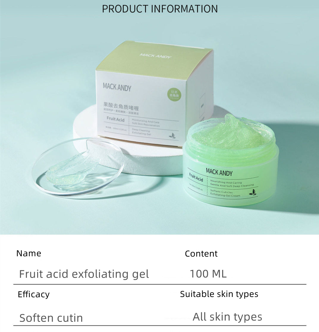 Exfoliating Gel for Facial Whole Body Cleansing Moisturizing