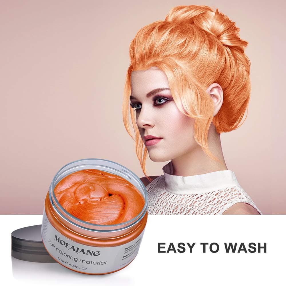 888 Color Hair Wax Dye Styling Pomade Silver Grandma Grey Disposable Hair Strong Gel Cream Hair Dye for Women Men