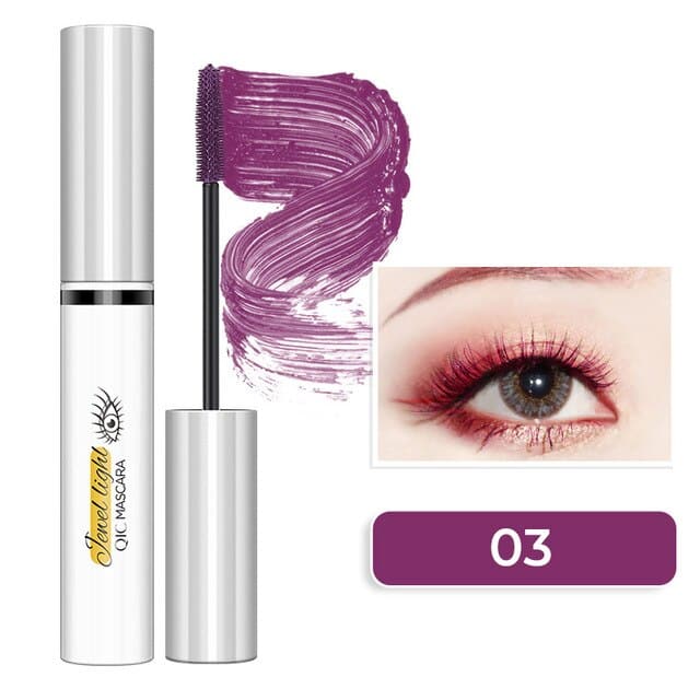 Color Mascara Eyelashes 4D Silky Eyelashes Thick Curl Long And Non-blooming Makeup Waterproof Mascara Eye Comestic