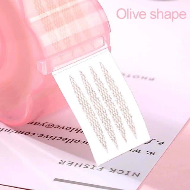 360Pcs/box Big Eyes Make Up Eyelid Sticker Double Eyelid Tape Fold Self Adhesive Stickers S/L Makeup Clear Beige Invisible Tool