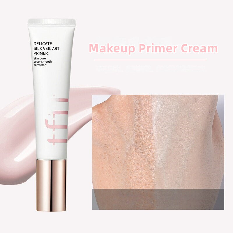 TikTok Makeup Primer Cream  Invisible Pore Oil Control Concealer
