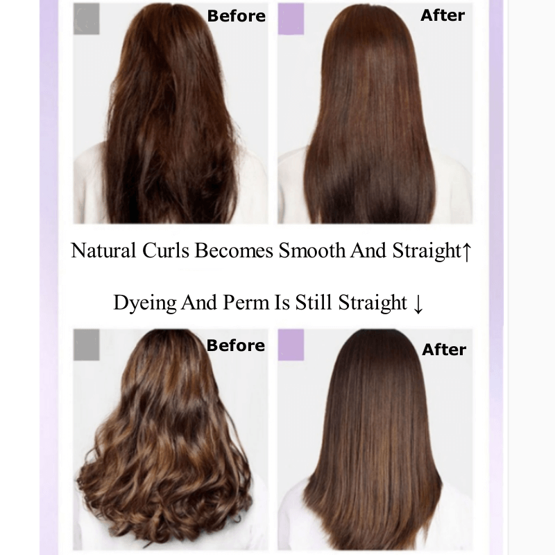 Protein Correcting Hair Straightening Cream Softening Comb