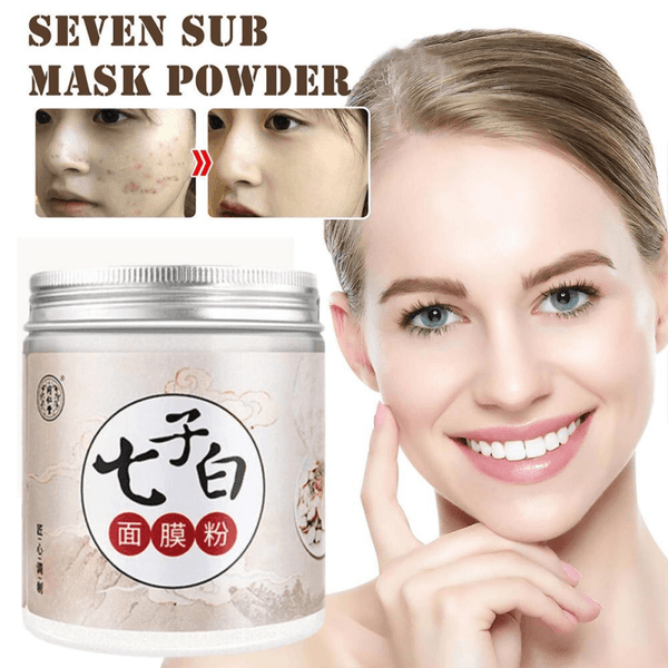 Seven Seeds Eggshell Whitening Mask Powder Remove Freckles Deep Clean Skin