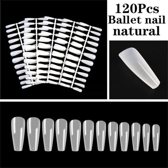 Full Cover Fake Nail Artificial Nails Art 100Pcs/box
