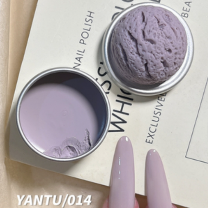 Ice Cream 26 Color Nail Polish Glue Solid Can Glue Flower Path Strawberry Latte Macarone Color