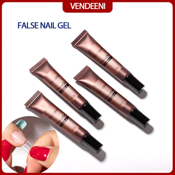 Fast Drying Nail Gel For Fake Nails Manicure Adhesive Gel Extension Adhesive UV Gel Polish Acrylic Nail Art Tools Manicure