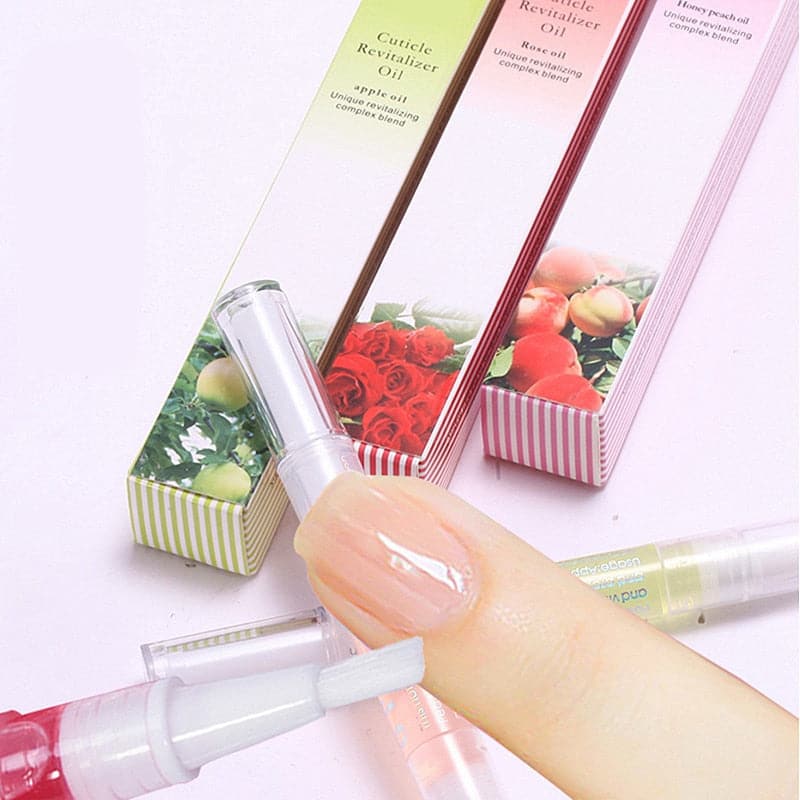 Nail Care Pen Nutritional Oil 5 Scents Cuticle Activating Oil Prevents Nail Aging