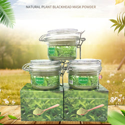 120g Natural Plant Green Tea Peeling Powder Shrinks Pores Mask