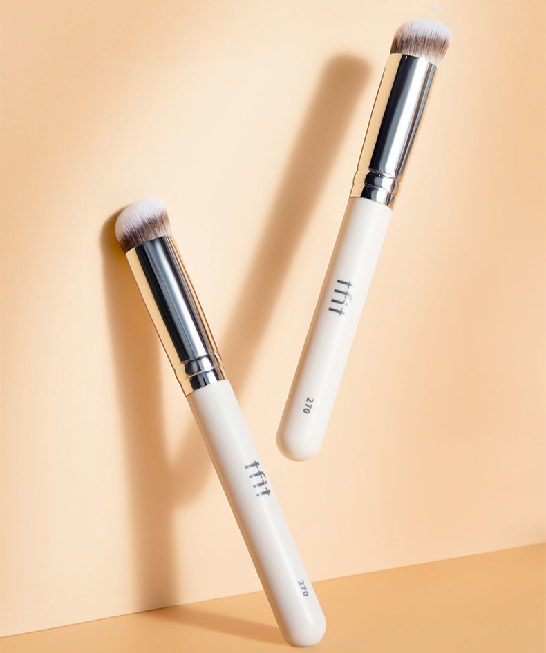 Professional Foundation Brush Cosmetics Flat Makeup Brushes Liquid Fou