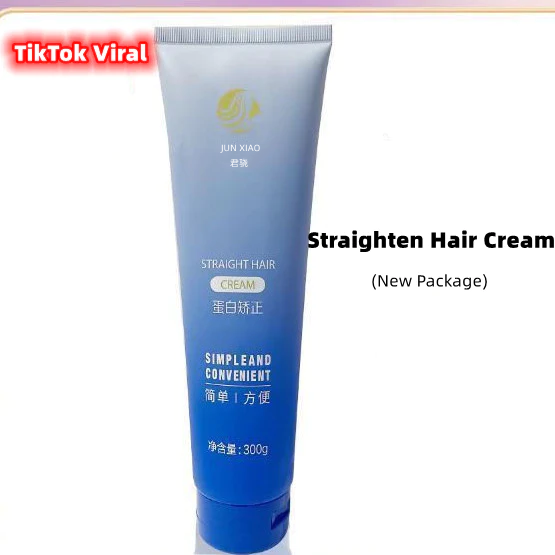 Hair Straightening Cream No Need to Clip or Straighten for Both Men and Women