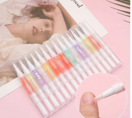 Nail Care Pen Nutritional Oil 5 Scents Cuticle Activating Oil Prevents Nail Aging