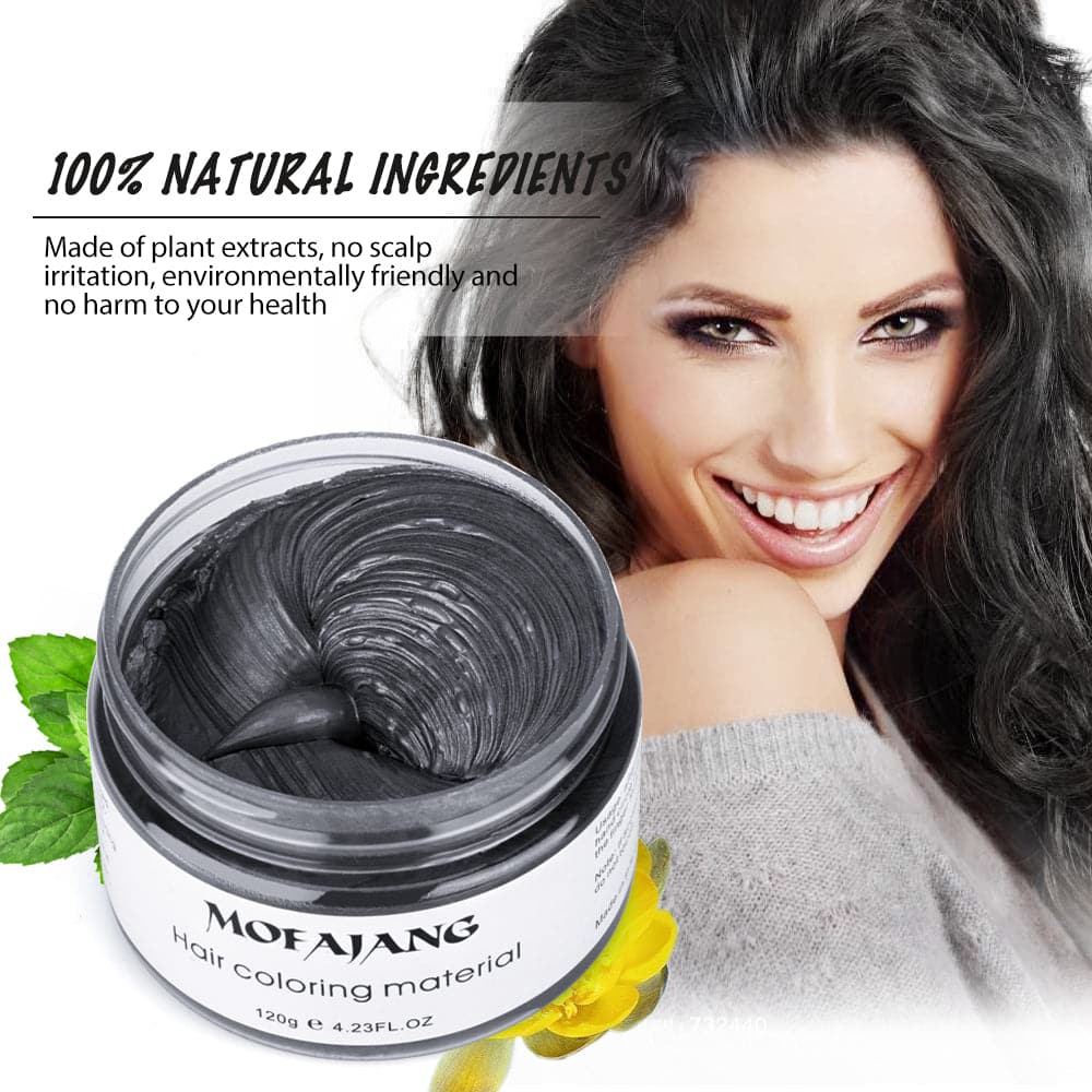 7 Colors Hair Color Wax Hair Dye Temporary Disposable Hair Chalk Paste Creme Modeling Easy Wash