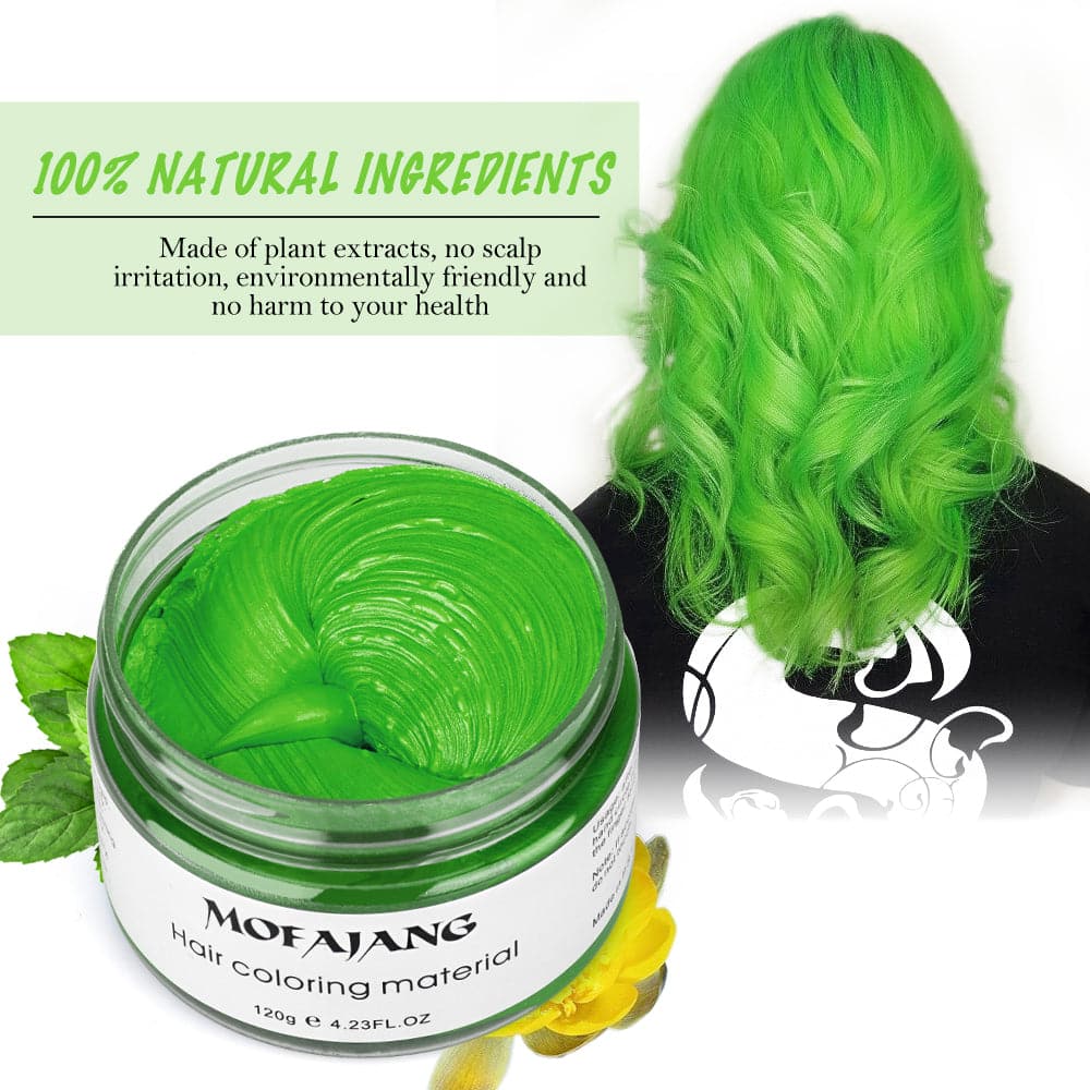 7 Colors Hair Color Wax Hair Dye Temporary Disposable Hair Chalk Paste Creme Modeling Easy Wash
