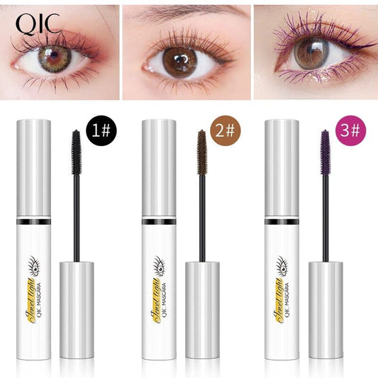 Color Mascara Eyelashes 4D Silky Eyelashes Thick Curl Long And Non-blooming Makeup Waterproof Mascara Eye Comestic