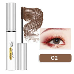 Color Mascara Eyelashes 4D Silky Eyelashes Thick Curl Long And Non-blooming Makeup Waterproof Mascara Eye Comestic