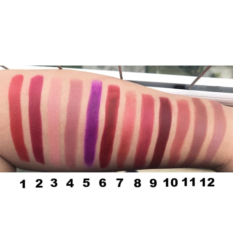 Waterproof Matte Lipstick Pencil Lip Liner Makeup Contour Tint Red Lasting Moisturizing Makeup Contour Cosmetics