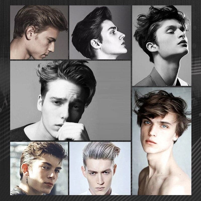 Fashion Matte Finished Hair Styling Clay Daily Use Mens Hair Clay High Strong Hold Low Shine Hair Styling Wax For Men