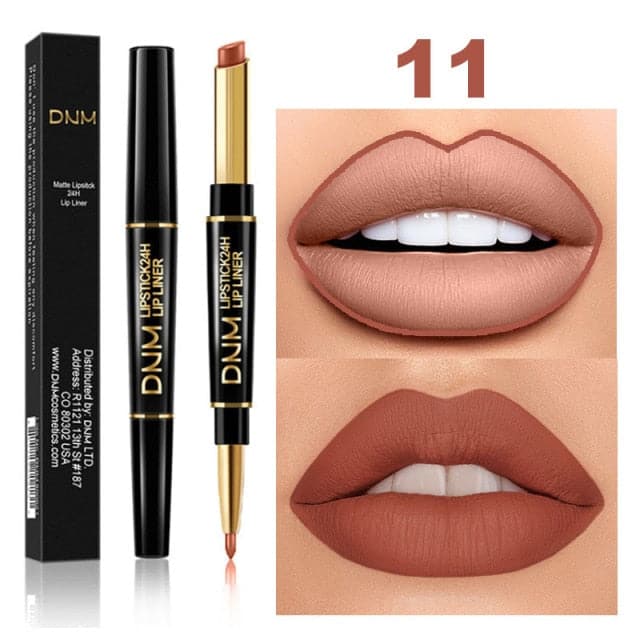 Waterproof Matte Lipstick Pencil Lip Liner Makeup Contour Tint Red Lasting Moisturizing Makeup Contour Cosmetics
