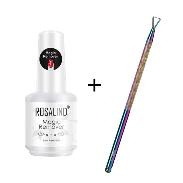 Magic Remover Nail Gel Polish Fast Clean Within 2-3 MINS Soak Off Gel Nail Polish Top Coat Nail Remover
