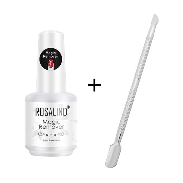 Magic Remover Nail Gel Polish Fast Clean Within 2-3 MINS Soak Off Gel Nail Polish Top Coat Nail Remover