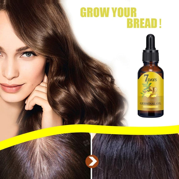Ginger Hair Growth Products Fast Growing Hair Essential Oil Beauty Hair Care Prevent Hair Loss Oil Scalp Treatment For Men Women